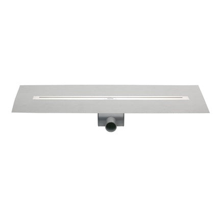 Easy Drain XS Nano-Line Wall 100 cm avec corps d’encastrement