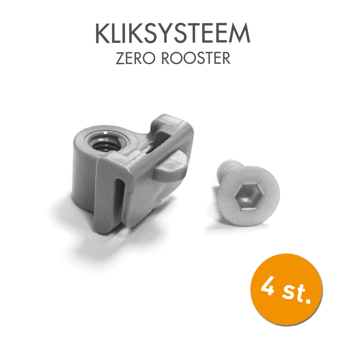 Supports de grille zero à clipser (4 pièces)